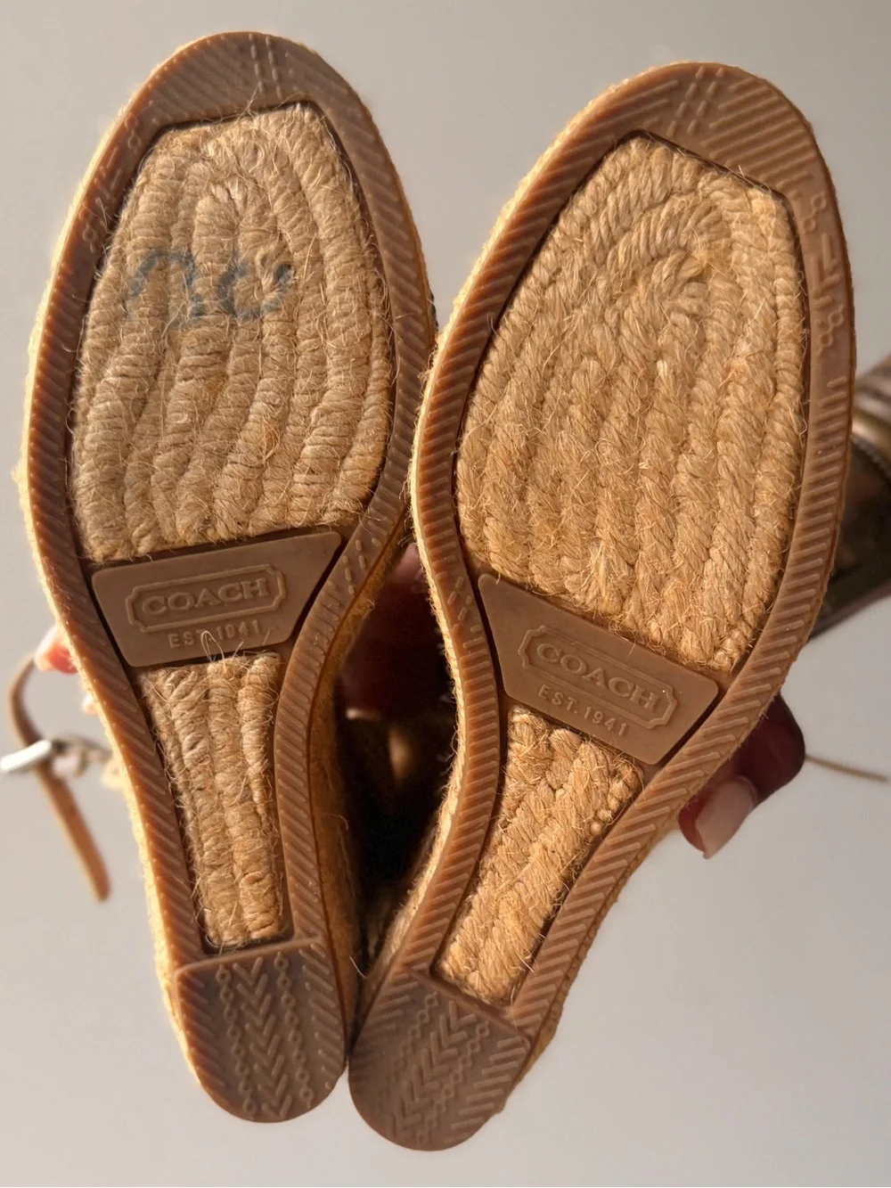 Coach espadrille slingback